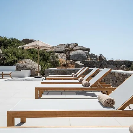 ヴィラ Petra Mare Above Private Pool Mykonos Town